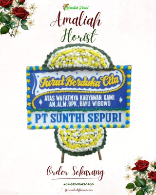 Papan Bunga Duka di Aek Ledong