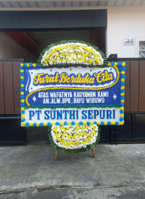 Papan Bunga Duka di Aek Ledong